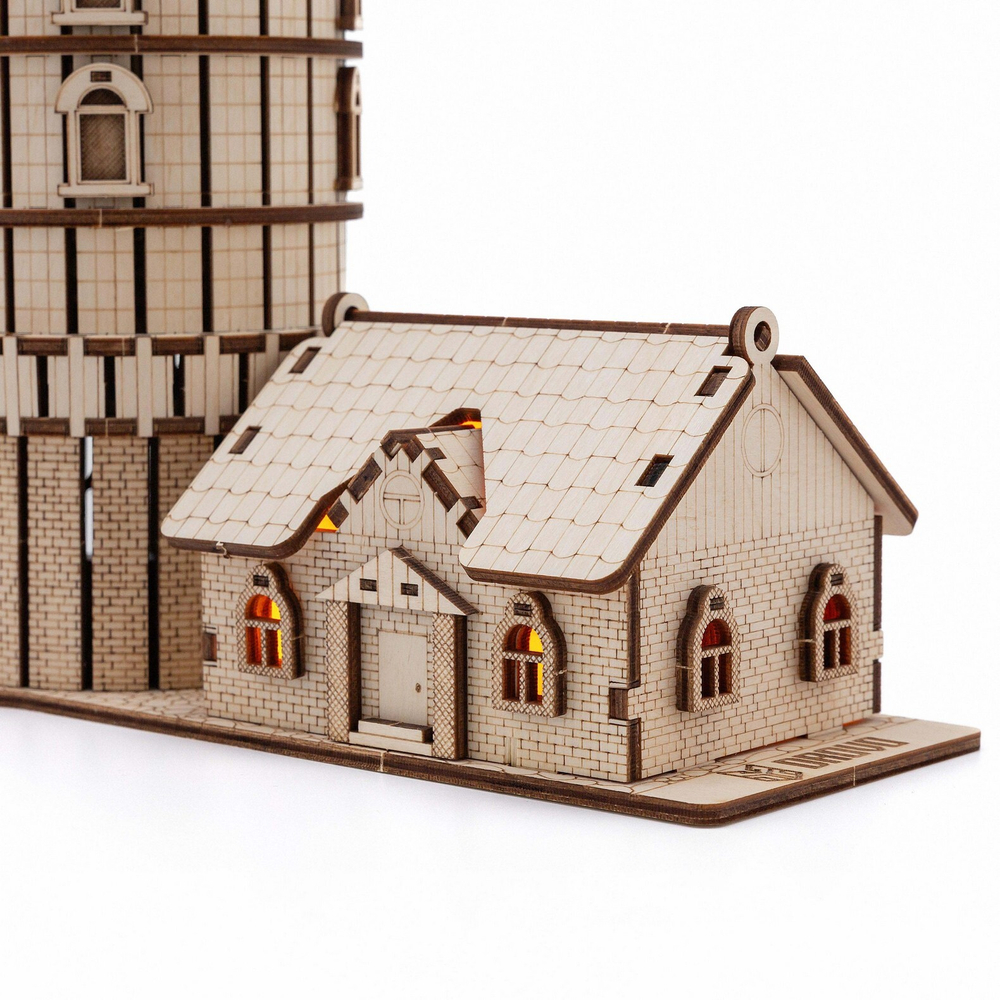 Деревянный конструктор Светильник Маяк "Бриз" (DROVO)