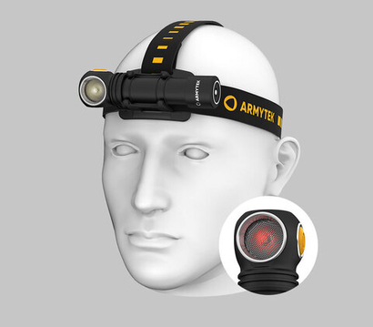 Фонарь Armytek Wizard C2 WR Magnet USB тёплый+красный (F06901W)