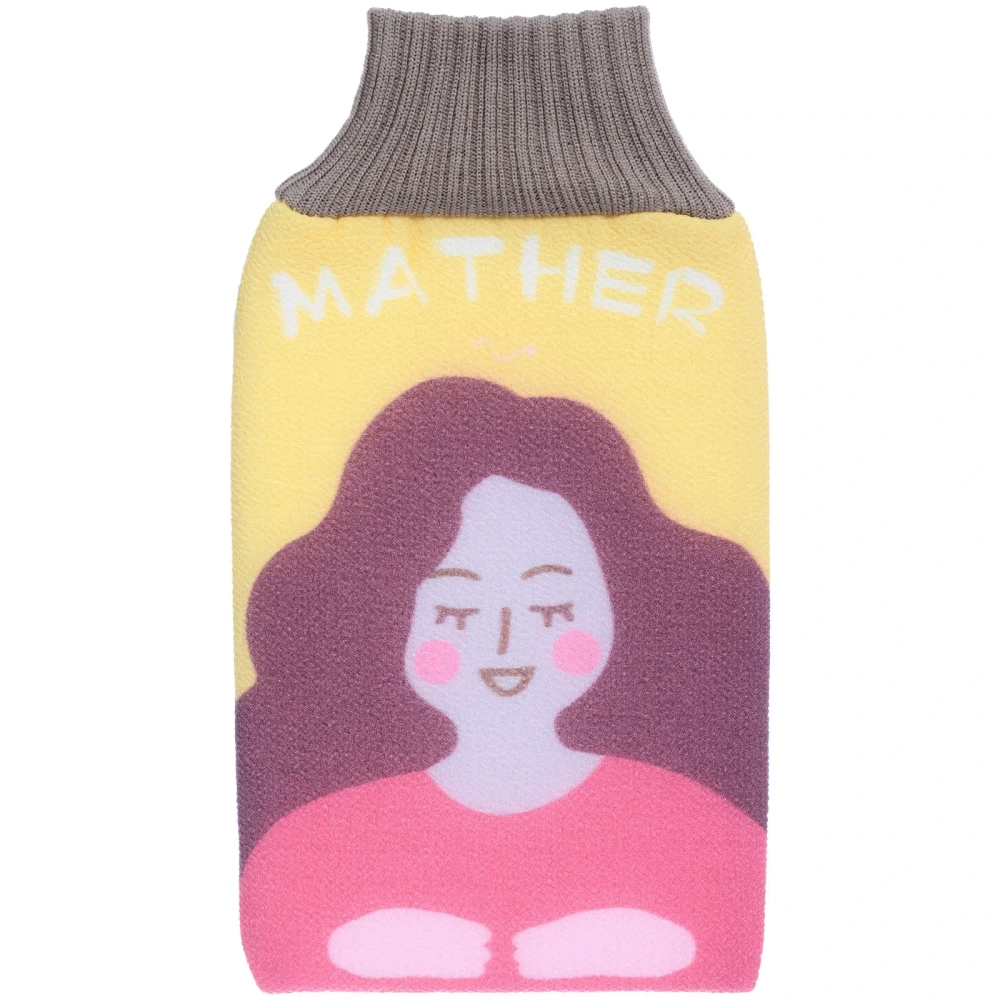 Мочалка - варежка массажная «Premium - МОЯ СЕМЬЯ», мама, 24,5*15,5см (ZIPпакет)