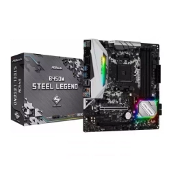 Материнская плата ASROCK B450M STEEL LEGEND AMD AM4 B450/4DDR4/4SATA3 mATX