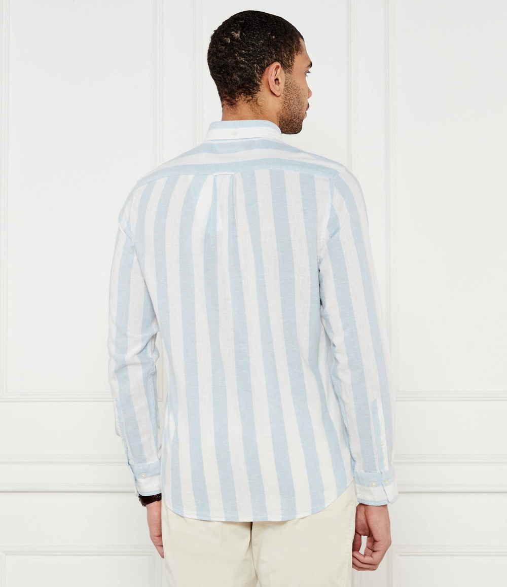 Льняная рубашка REG Gant - голубой(3250043)