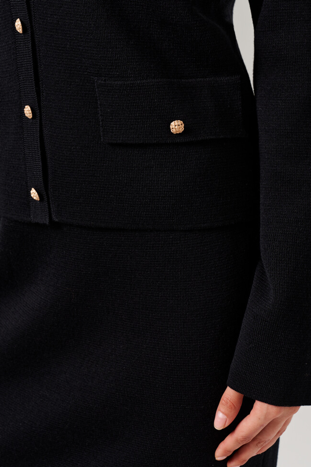 1900 Кардиган женский (черный)