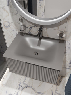 Донный клапан для раковины EWRIKA MO-08cr с переливом, хром