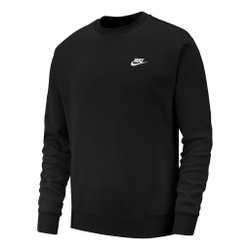 Мужская кофта теннисная Nike Sportswear Club Sweatshirt Men - Black, White