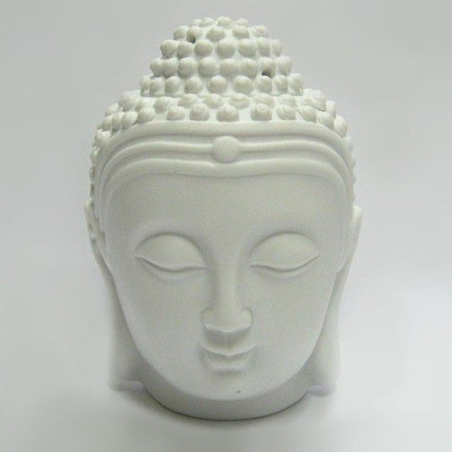 Аромалампа Будда белая керамика 13 см