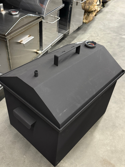 Коптилка металл 2 мм 2в1 с г-з и т.датчик 400*300*300 мм