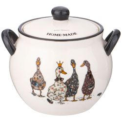 ГОРШОЧЕК ДЛЯ ЗАПЕКАНИЯ С КРЫШКОЙ "FAMILY FARM" 600 МЛ