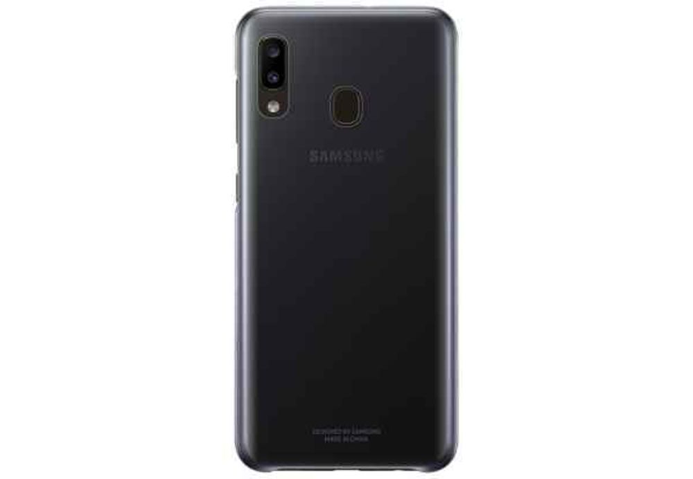 Samsung для Samsung Galaxy A40 Gradation Cover черный (EF-AA405CBEGRU) Чехол (клип-кейс)