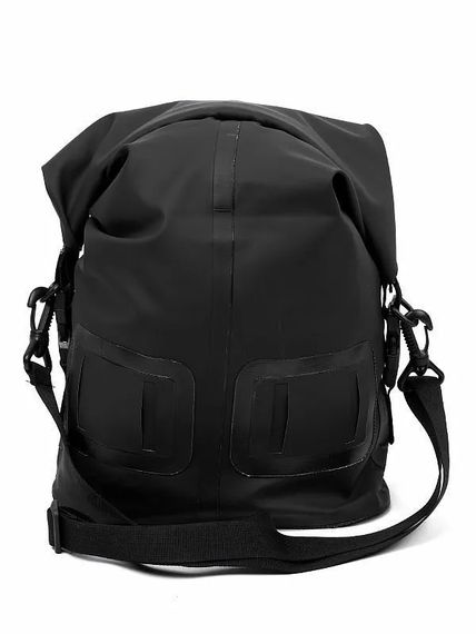 Гермосумка через плечо Sargan Скелетон-САП/Пляжка с доп.карманом 15 л черный