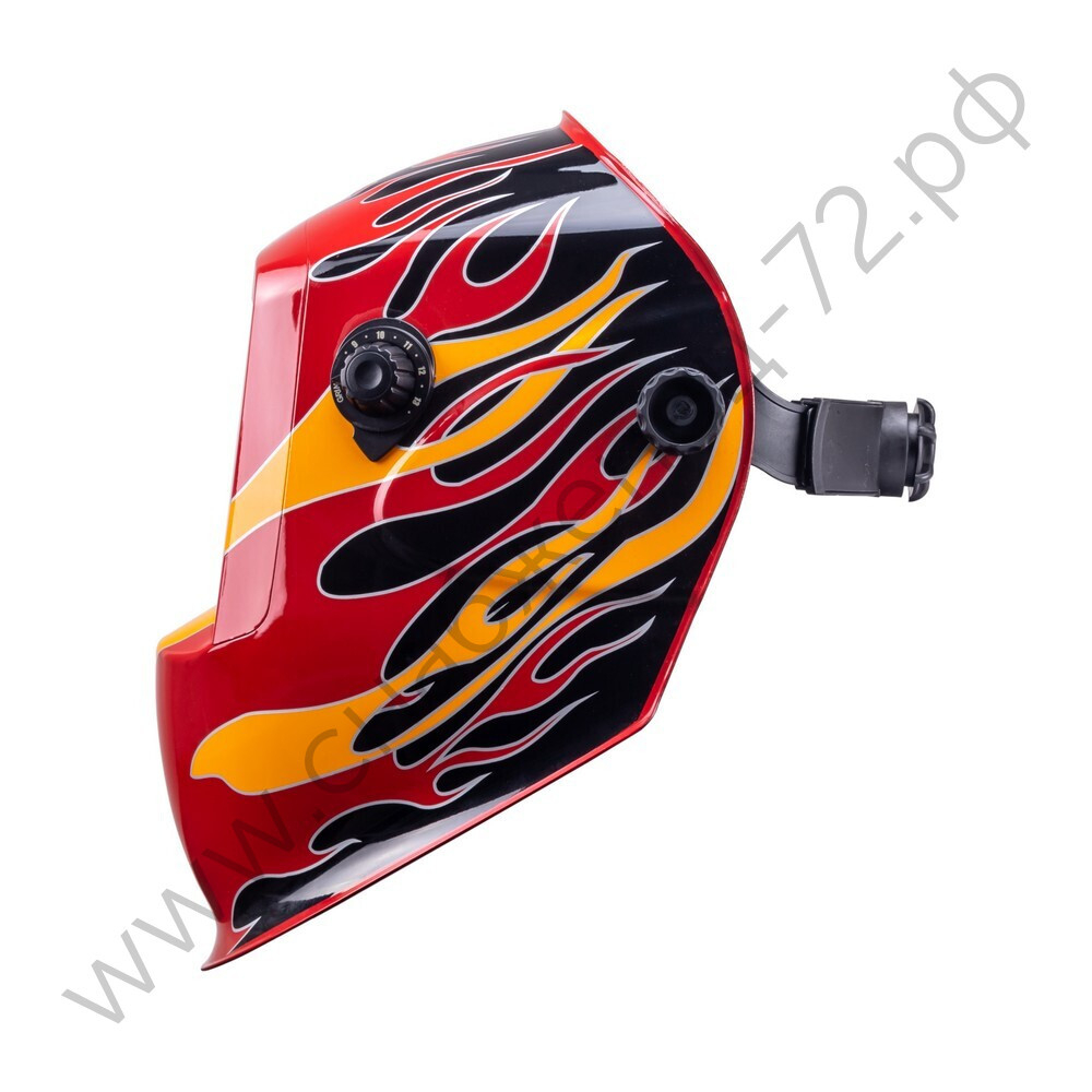 Маска сварщика КОРУНД-2 огонь (ф-р 7100V, пр-во FoxWeld/КНР),без коробки