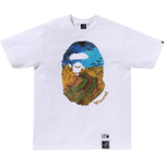 A Bathing Ape X Van Gogh Museum Ape Head Canvas Art Iv Tee Field Crow
