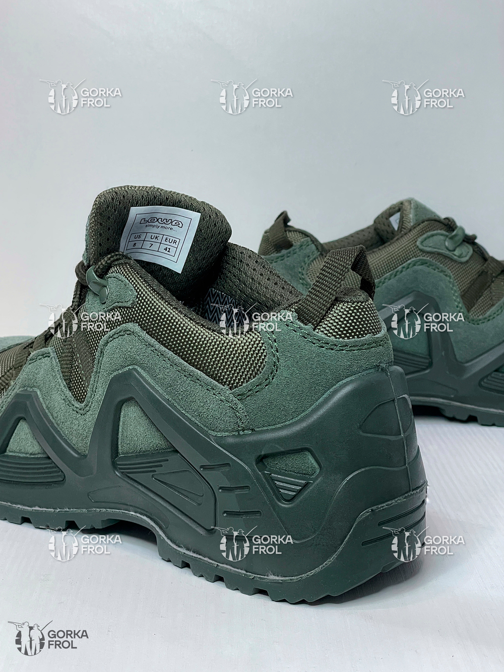 Полуботинки Lowa Zephyr GTX Lo олива, треккинговые (лето/демисезон)