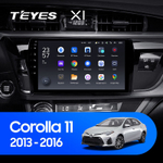 Teyes X1 10,2"" для Toyota Corolla 2013-2016
