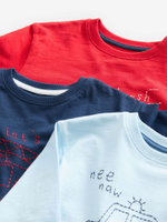 Пижама для мальчика Next B27-290, 3 шт., Синий, Красный