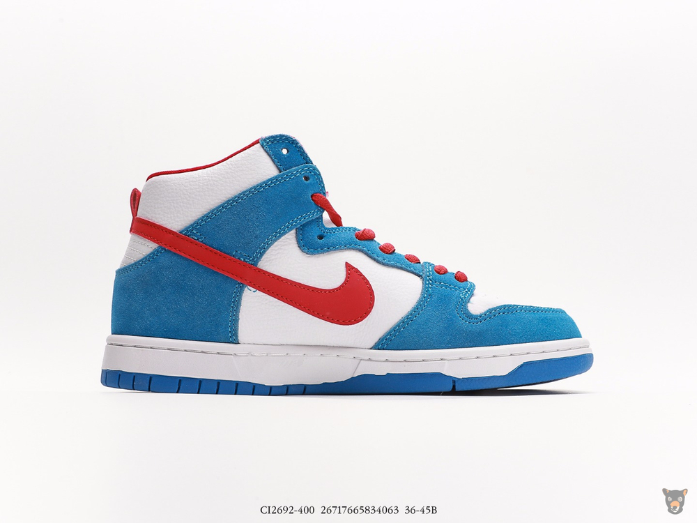 Кроссовки Nike SB Dunk High “Doraemon”