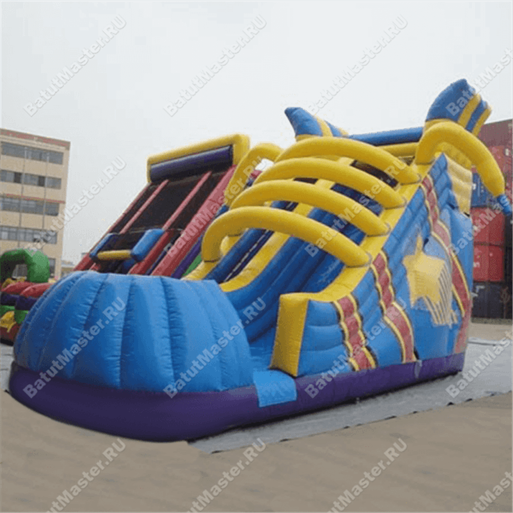 Надувная горка "Ботинок" 9*5*6 м