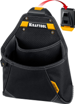 KRAFTOOL KP-12 поясная сумка с быстросъёмным креплением FastClip, 260 х 340 мм (38774)