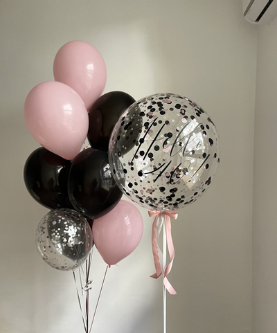 Набор для Девушки 55 чёрно-розовый