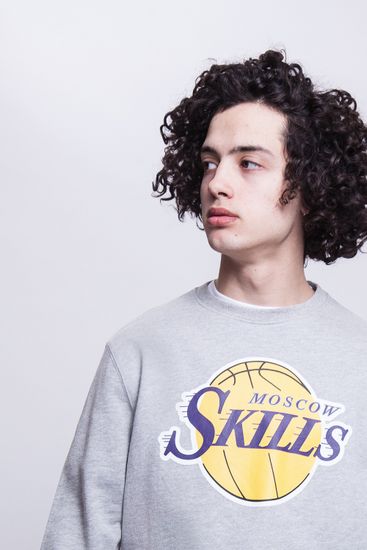 Толстовка SKILLS Los Angeles Grey Melange