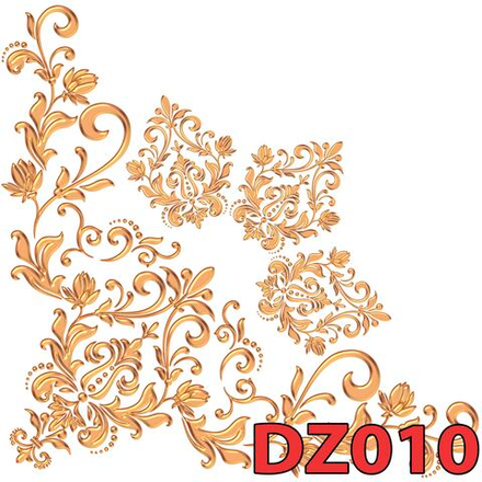 Фото обои - Декор под золото DZ010