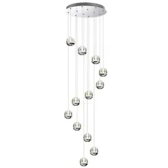 5100/60L L-VISION ODL25 559 Люстра каскадная LED 60W (12*5W) 4000K 3000Лм SONO