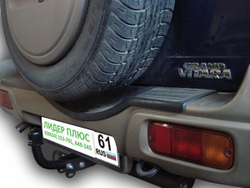 Фаркоп(прицепное) Лидер-Плюс для SUZUKI GRAND VITARA XL7 (5 дверей) 1998-2005 (паспорт и сертификат в комплекте)(без электрики)S401-A