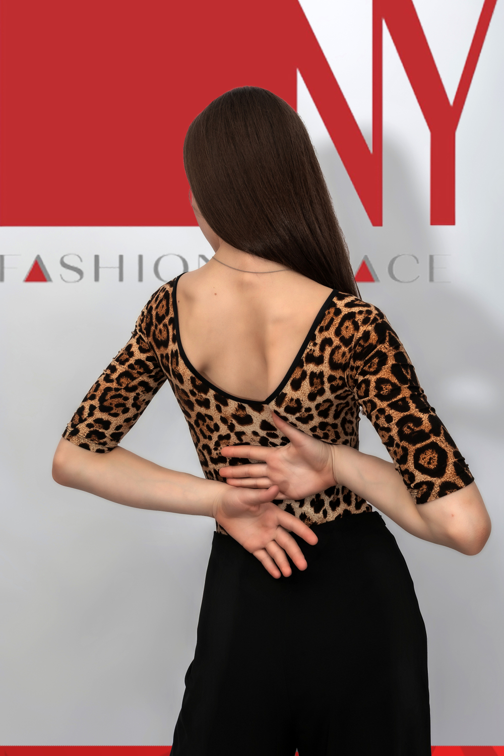 Боди NY леопард