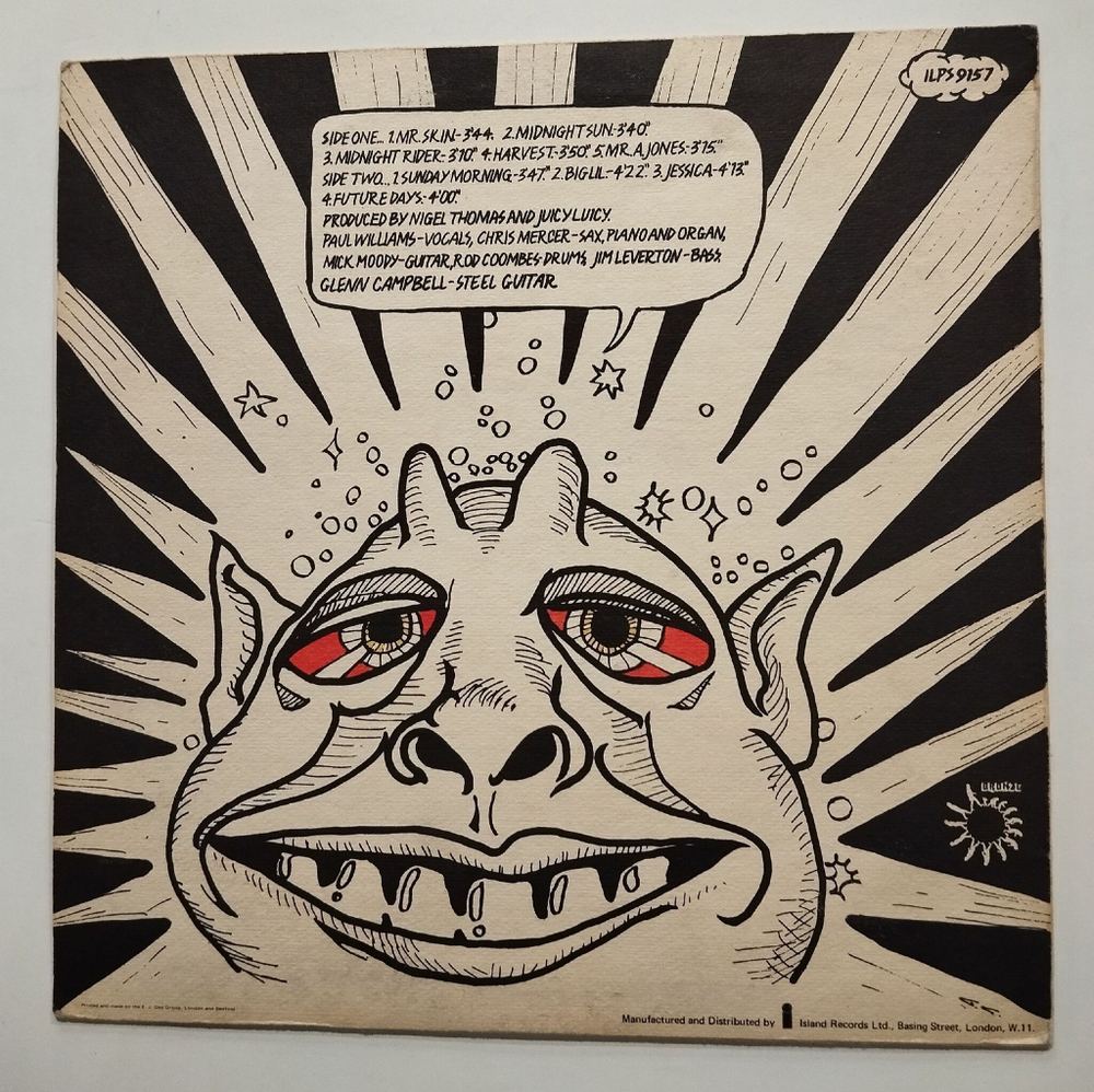 Винтажная виниловая пластинка LP Juicy Lucy Get A Whiff A This (UK 1971)