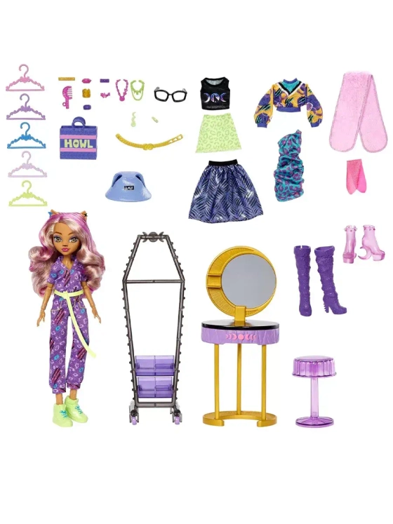 Кукла Монстр Хай Клодин Вульф набор Студия Бутик HKY70