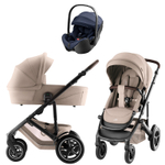 Коляска 3 в 1 Britax Roemer Smile 5Z Style и автокресло Baby-Safe PRO Style Night Blue Teak