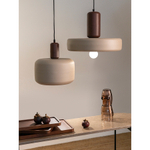 Светильник подвесной juko, D42х31 см, вишневый/бежевый