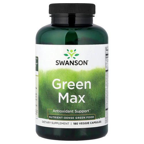 Swanson, Green Max`` 180 растительных капсул