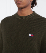 Свитер TONAL XS BADGE Tommy Jeans - зеленый(DM0DM17776)