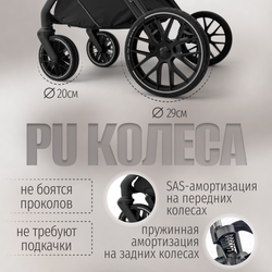 Модульная коляска BubaGO Gaudi 3в1 Classic