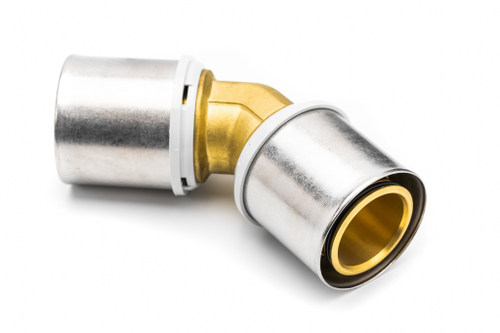 Угольник RIIFO Omni пресс латунь 45° 26-26, уп 5 шт