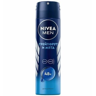 NIVEA MEN Антиперс-спрей Грейпфрут и мята 150мл