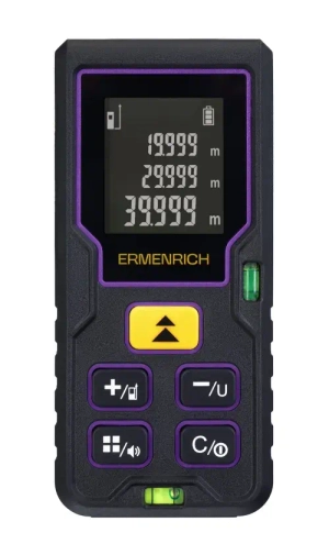 Лазерная рулетка Ermenrich Reel PLUS GD80, фиолетовый