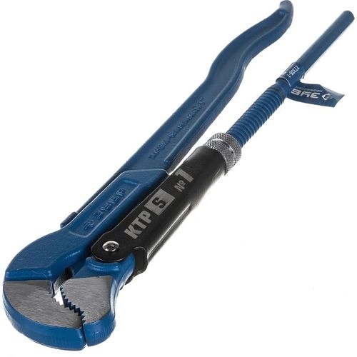 Ключ трубный рычажный №1 КТР-S изогнутые губки ЗУБР