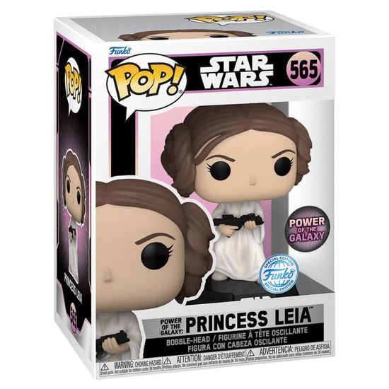 Фигурка Funko POP! Bobble Star Wars Power of the Galaxy Princess Leia (Exc) (565) 66481