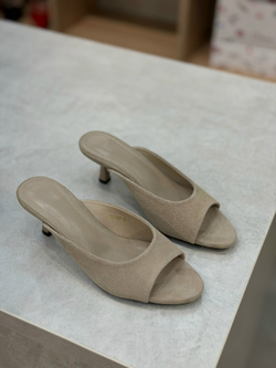 Мюли из натуральной замши