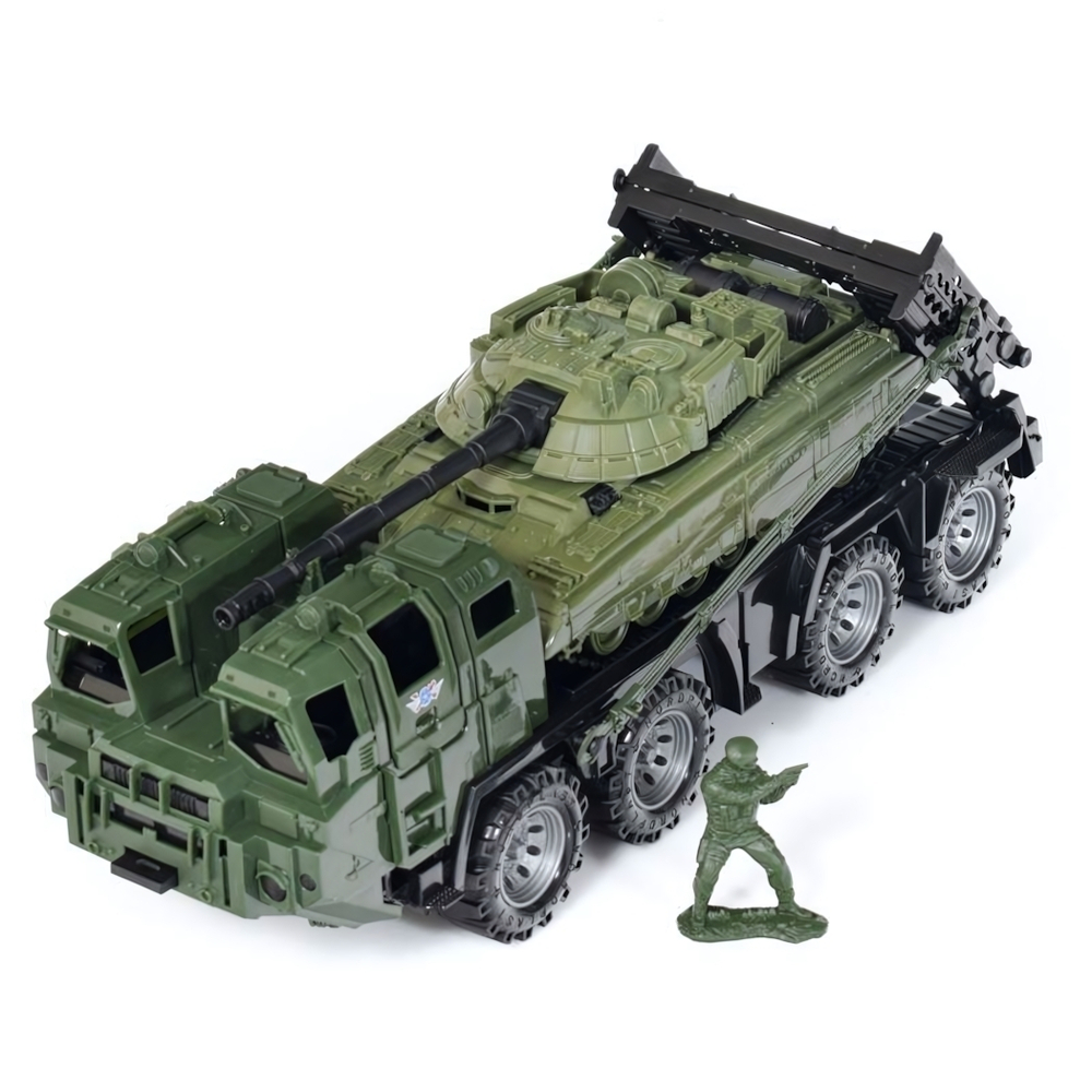 Военный тягач "Щит" с танком (Нордпласт)