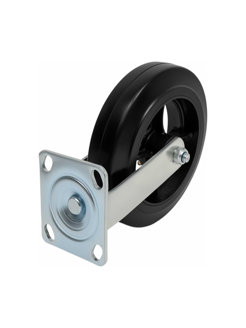 Колесо промышленное поворотное с подшипником 200мм резина/чугун Gigant G-04-09-20