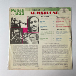 Винтажная виниловая пластинка LP Old Timers, Sami Swoi, Old Metropolitan Band, High Society Tribute To Louis Armstrong (Польша 1972)