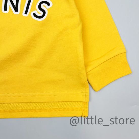 Свитшот "Теннис" из футера, желтый