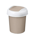 Контейнер для мусора настольный "Palm" круглый 1л (бежевый)