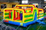 Надувной батут "Увлекательная полоса" с модификацией