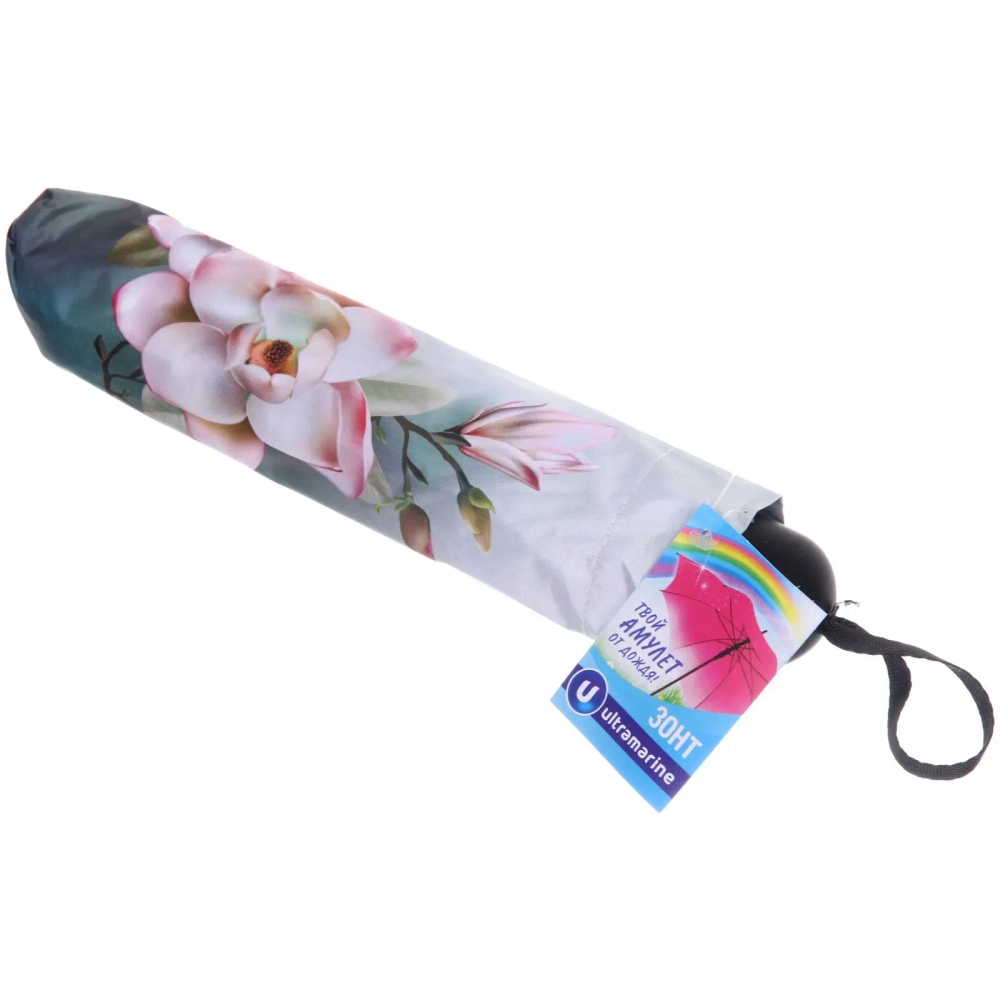Зонт механический ветроустойчивый, матовая ручка «BESTzontik - Monako», микс 4 дизайна, длина 25см, d-110см