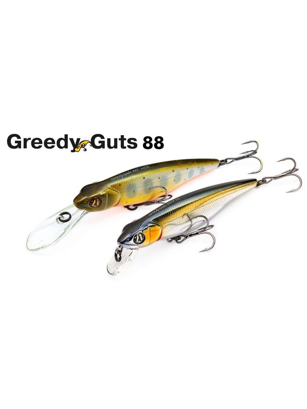Воблер для рыбалки Pontoon21 Greedy-Guts 88SP-SR, 88мм, 11.7 гр., 0.8-1.0 м., цвет 405