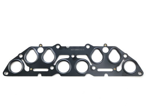 Прокладка коллектора ВАЗ 21214, 2123 LADA 4x4, Шевролет, инжекторная металл 4-х слойный эконом, ОЕ 2123-1008081-04 (Ярославль)
