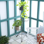 Подставка для цветов напольная "Классическая" на 3 горшка (витая), металл М0000043